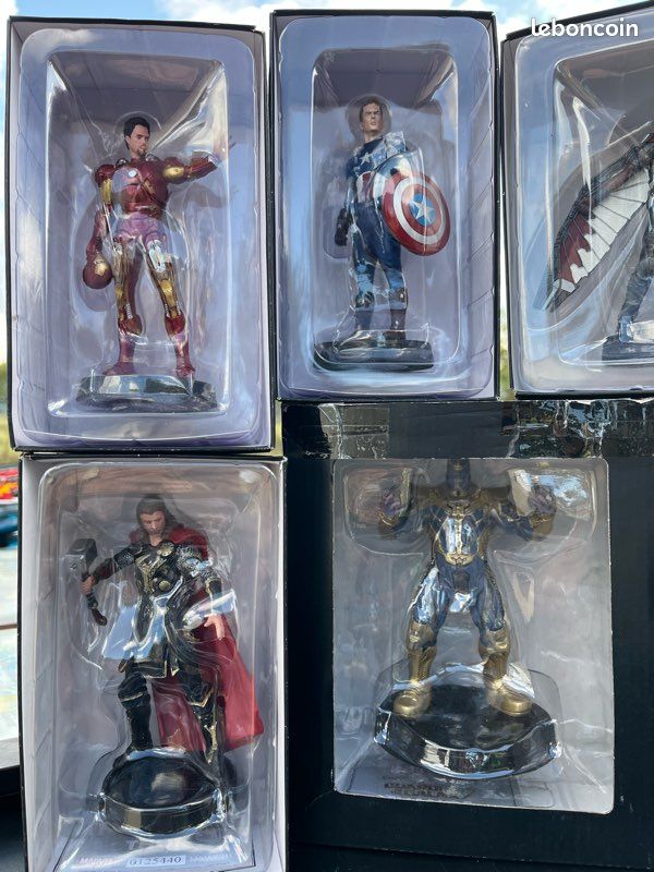 Lot de 8 figurines Marvel Movie Collection Altaya + certificats d’authenticité (image 2)