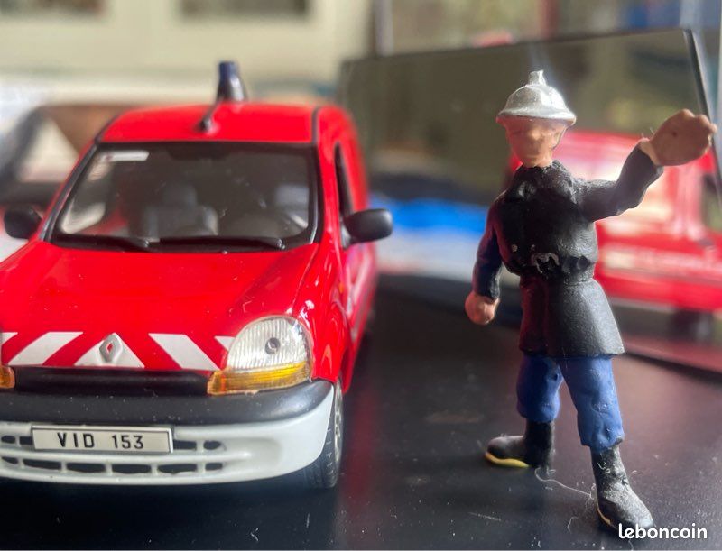 Coffret Norev 1/43 – Renault Clio Et Kangoo – Pompiers De Paris – Occasion