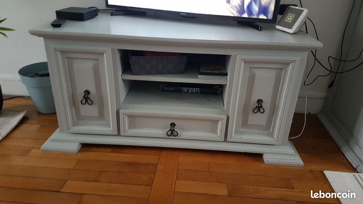 Meuble tv gris (image 1)