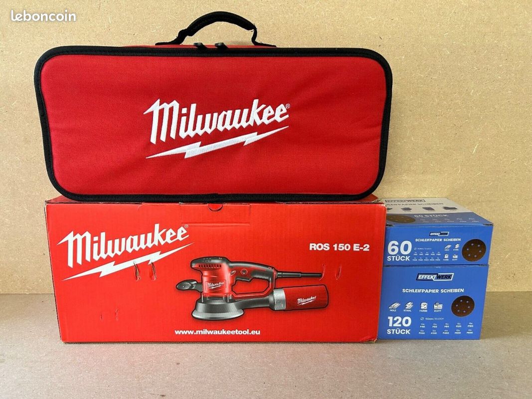 Ponceuse excentrique MILWAUKEE ROS 150 E2 Ø150mm (image 2)