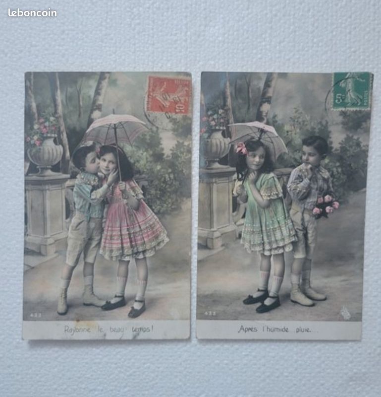 Carte postale d'artiste ancienne - France