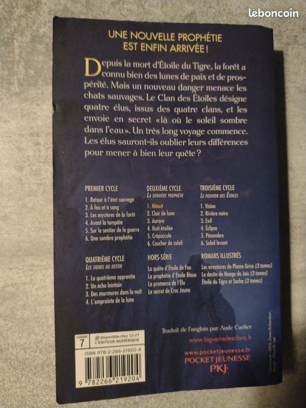 Livre La guerre des clans Cycle II - Livre I (image 2)