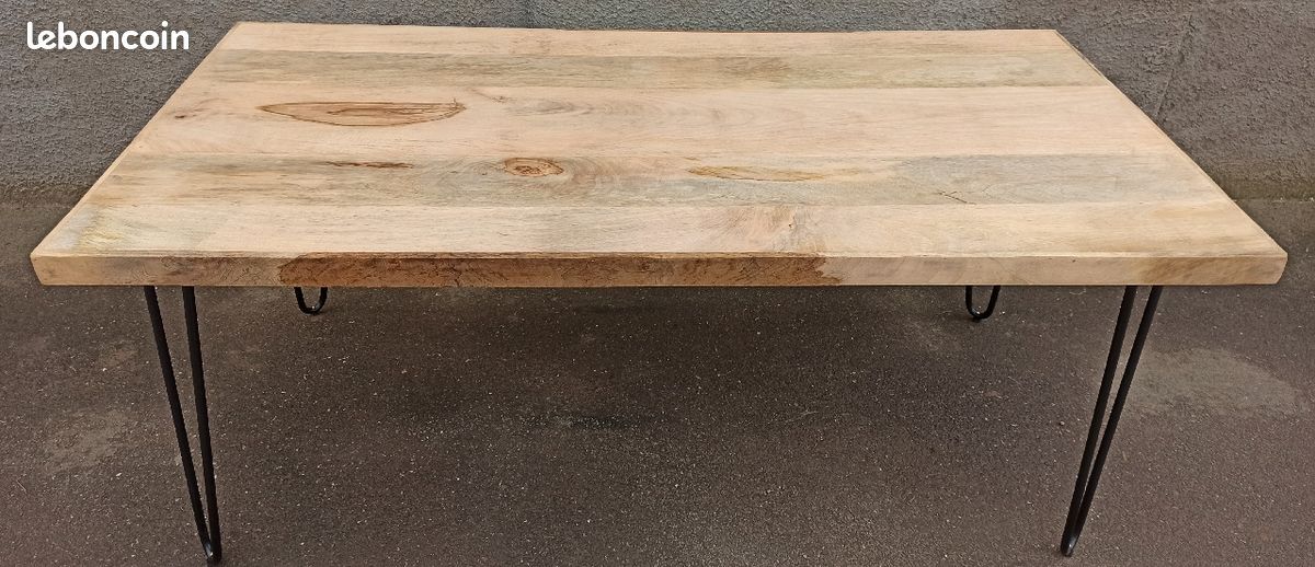 Table à manger avec pieds épingles (image 3)