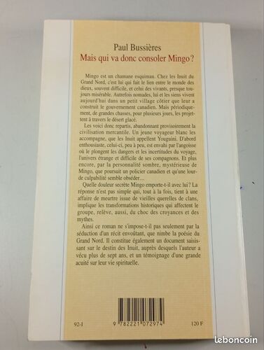[Livre] Mais qui va donc consoler Mingo? - Bon état (image 3)