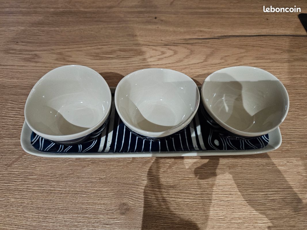 Plateau apéro porcelaine neuf (image 6)