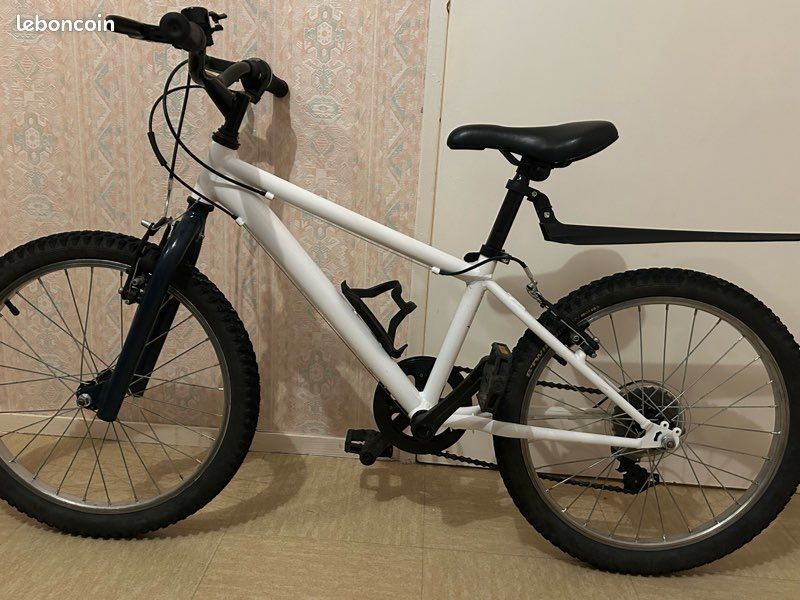 Vélo Enfant Avec Roulettes - 16 Pouces - Blanc - Neuf