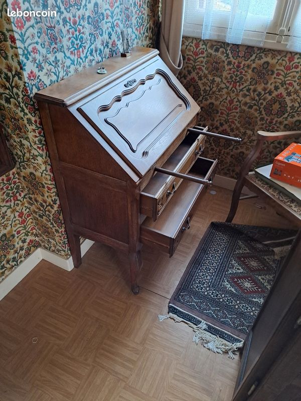 Secrétaire dos d'âne vintage (image 2)