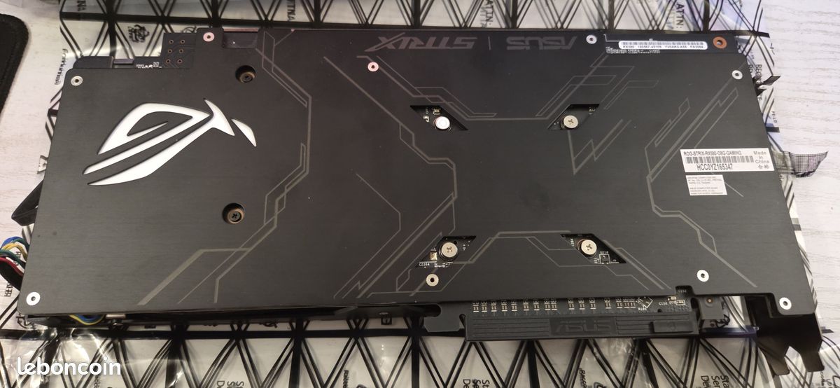 Carte graphique Asus Radeon RX 580 (Q2 2017) - 8 Go VRAM (GDDR5), PCIe 3.0, TDP 185W (image 2)