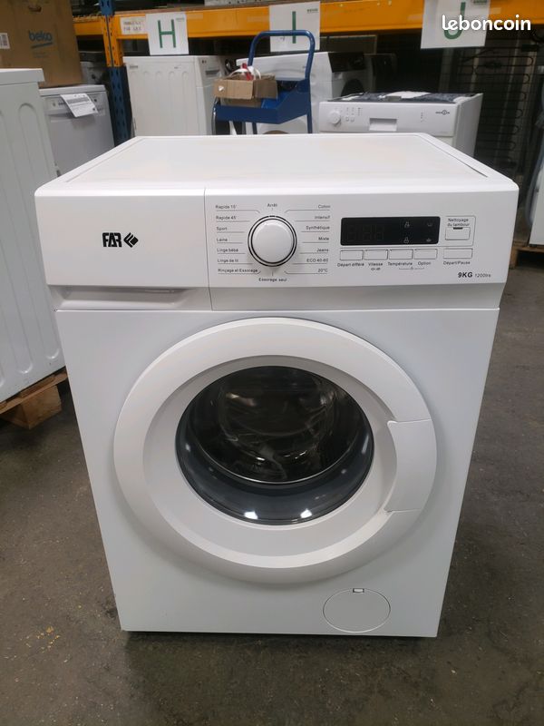 Lave-linge Hublot FAR Lf912rL21w 9kg 1200trs/min (image 1)