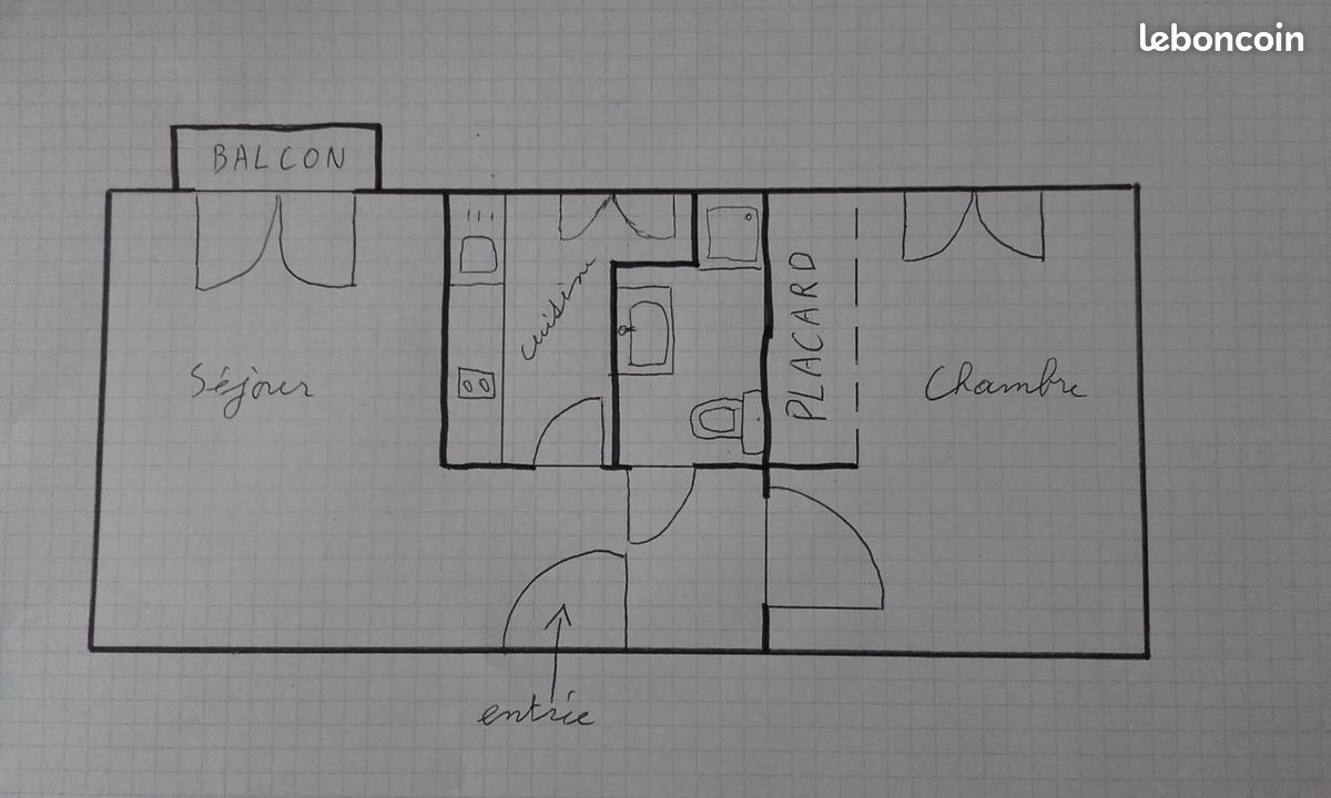 Appartement 2 pièces 34 m² · à Reims · 34 m² · 580 €