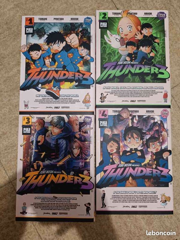 Lot manga Thunder 3 (image 1)