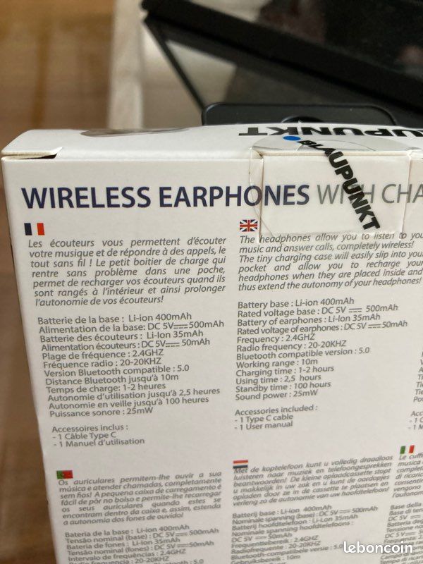 NEUFS Blaupunkt Ecouteurs sans fils Bluetooth (image 3)
