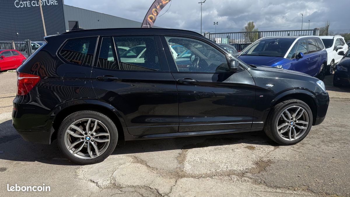 BMW X3 2.0 D 190CH M-SPORT XDRIVE BVA - RADAR DE RECUL - BLUETOOTH - RADIo - (image 7)