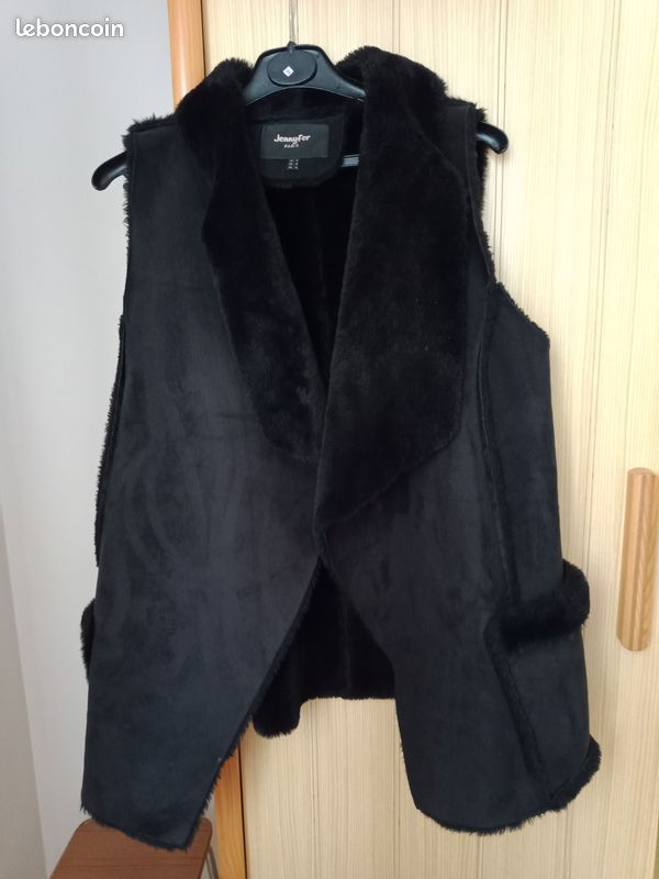 Fausse Fourrure Manteau Sans Manche Jennyfer Manteau Fourrure