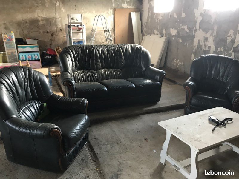 Salon canapé et 2 fauteuils (image 3)