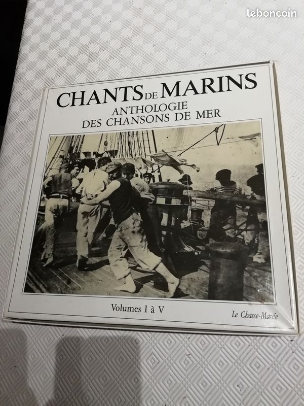 Coffret complet 5 vinyles 33T CHANT DE MARINS (image 1)