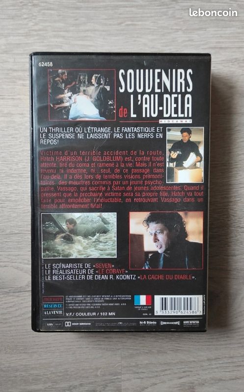 Souvenirs de l'Au-Delà VHS (1ère édition Gaumont Columbia) (image 3)