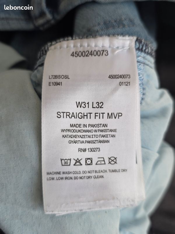 Jeans Lee Straight Fit Mvp - Homme - Taille W31 L32 (image 7)