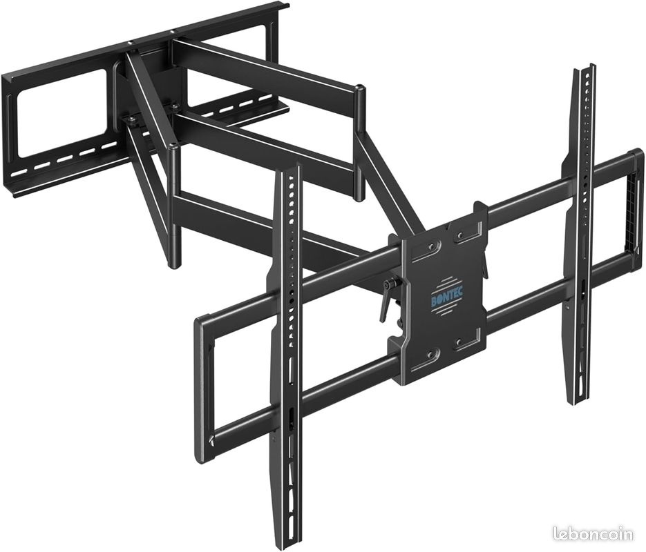 Support Mural TV Sans Perçage Aetubree - Pour écran 26 à 55", Jusqu'à 49 Kg, VESA 400x400, Ultra Fin