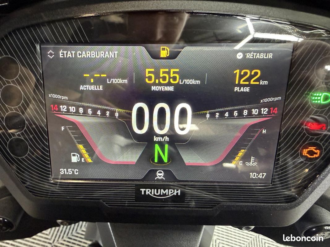 TRIUMPH STREET TRIPLE RS 765 Garantie Triumph 2027 Suivi LED (image 21)