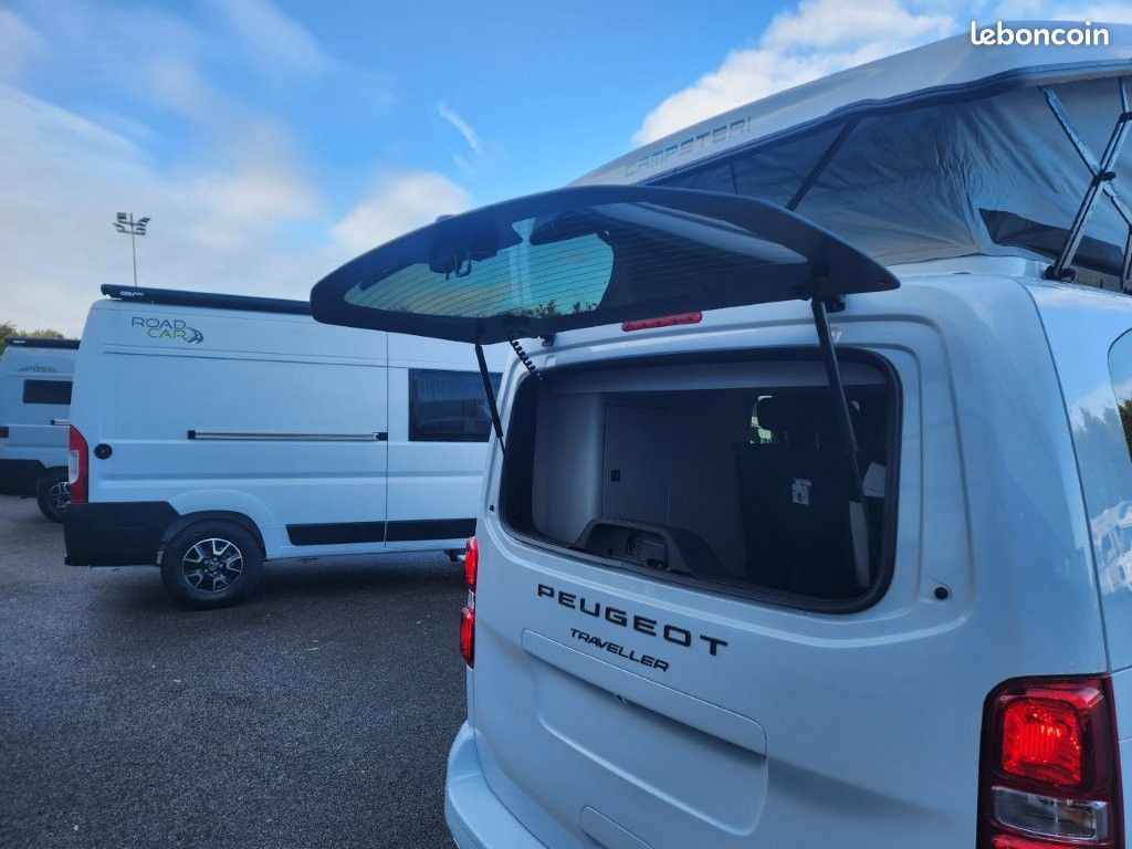 Van Aménagé POSSL Campster sur Peugeot Traveller en boite Mécanique 145 cv avec toit relevable en PROMO (image 12)