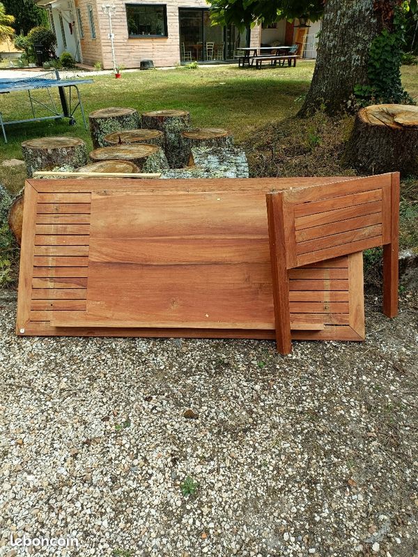 Bureau bois exotique ( plateau ) (image 1)