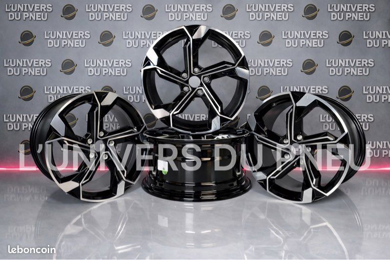 4 jantes Audi 21 Style Sline compatible A5, A6, A7, Q3 , Q5, Q7, Q8 (image 1)