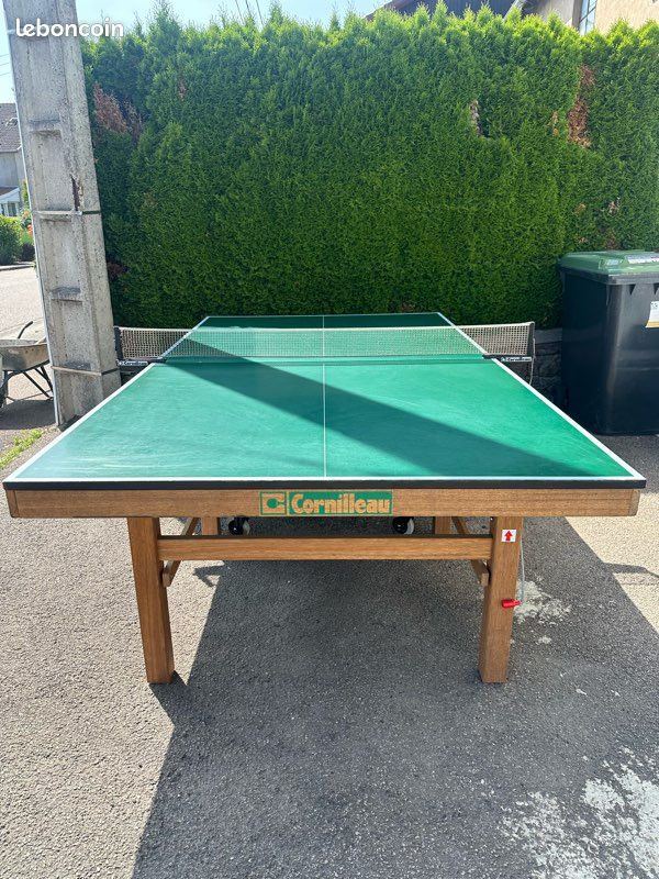 JOOLA Filet de tennis de table et poteau de tennis de table d'extérieur