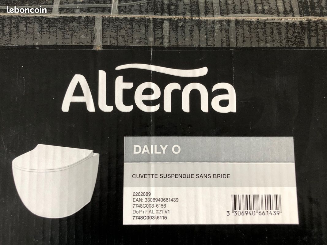 Cuvette Suspendue Daily 02 Sans Bride Alterna Daily O Wc Concerto