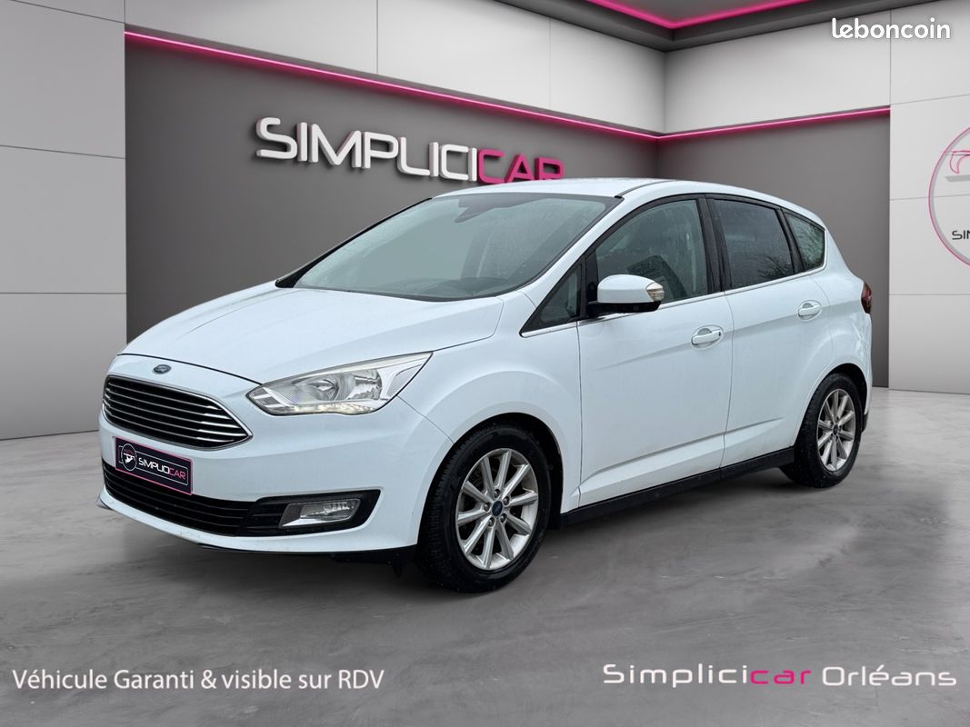 FORD C-MAX II 1.0 EcoBoost 125ch Stop&Start Titanium Régulateur Radar AR Bluetooth Garantie 12 mois (image 5)