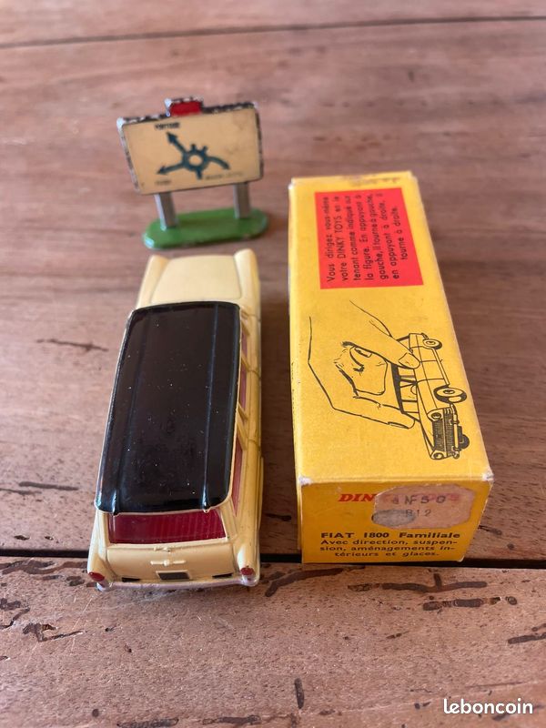 Dinky Toys - Fiat 1800 - Réf 548 - Fabriqué en France par Méccano