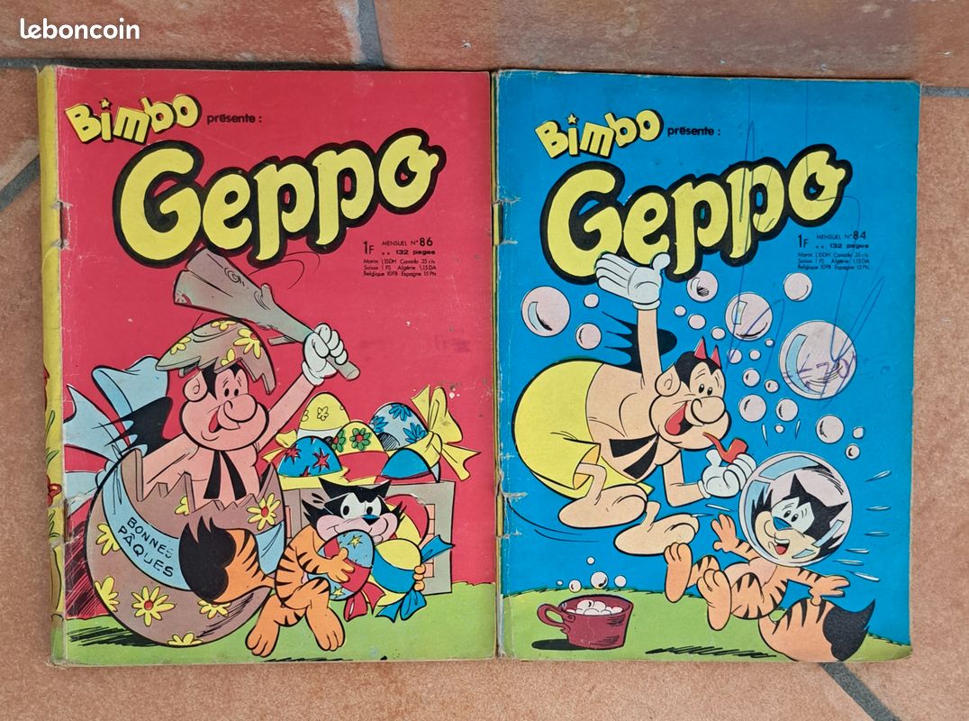 2 albums Bimbo présente Geppo (image 1)