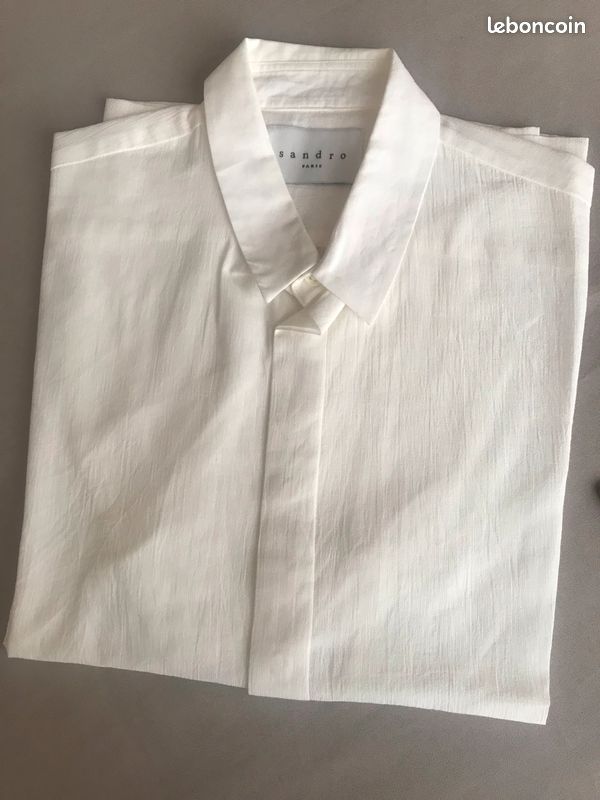 Chemise blanche Sandro S (image 1)
