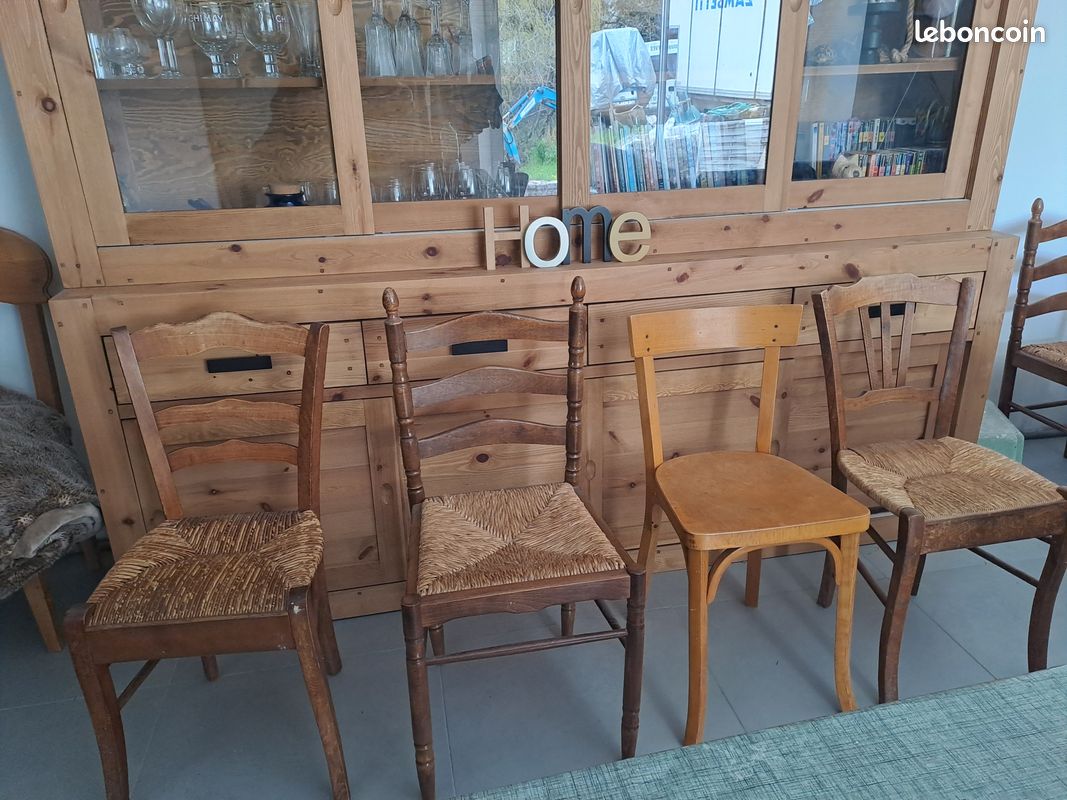 6 chaises dépareillées à choisir (image 1)