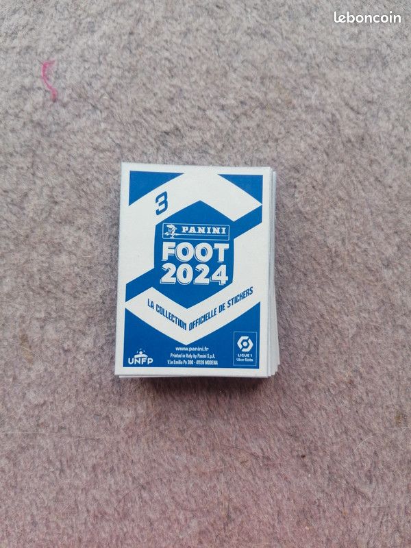 LOT de 44 AUTOCOLLANTS panini foot 2024 (image 1)