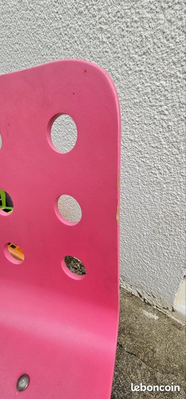 Chaise de bureau Ikea enfant rose (image 5)