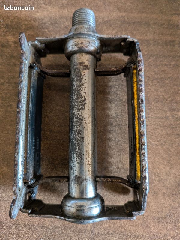 Paire de Pédales Vintage UNION U43 - Acier Chromé - Vélo