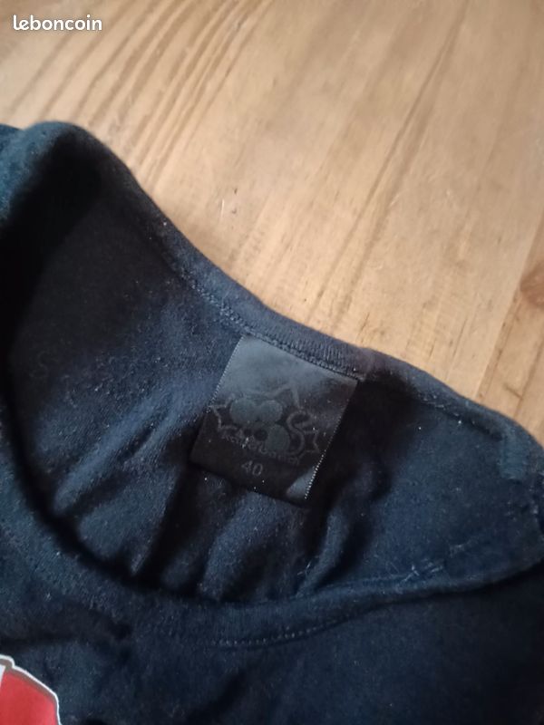 T-shirt KANABEACH Alere-no Taille 38 Noir - Neuf Avec étiquette Valeur 44