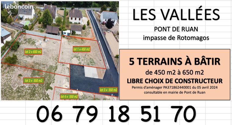 Terrain à bâtir viabilisé