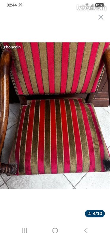 Magnifique paire fauteuils Louis XIII (image 10)