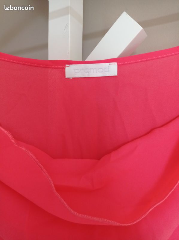 Robe courte corail T.40 (image 2)
