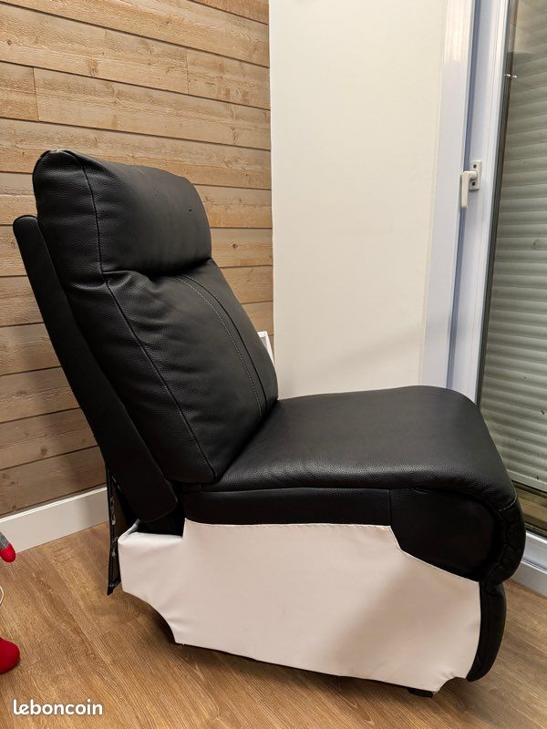Fauteuil similicuir (image 2)