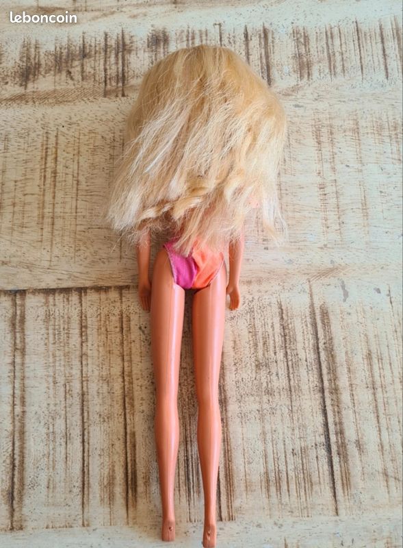 Barbie Wet'n Wild 1989 En Maillot De Bain - Poupée Vintage, Occasion, Parfaite Pour Les Collectionneurs - Année 1989, Mattel.