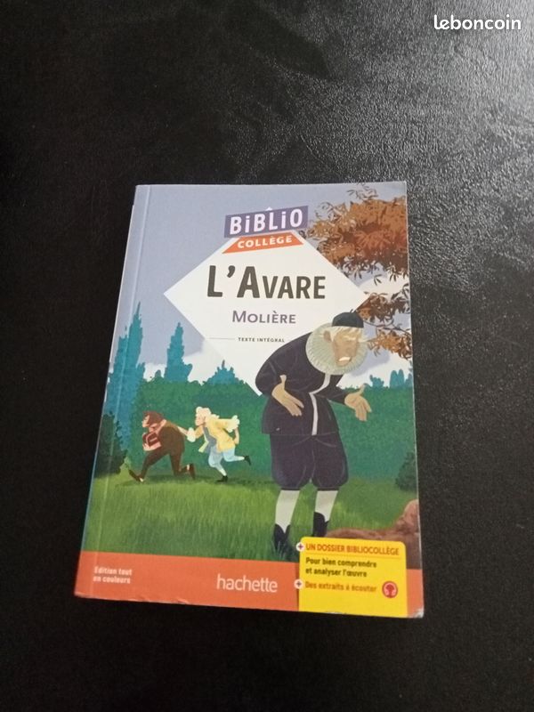 Livre l'avare Molière (image 2)