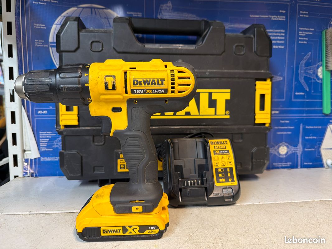 Perceuse-visseuse à percussion DeWalt DCD776 18V XR avec batterie (image 1)