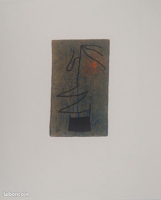 Joan MIRO : Fierté féminine, Lithographie signée #CERTIFICAT (image 1)