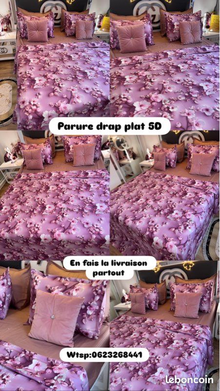 Parure drap plat 6 pièce (image 6)