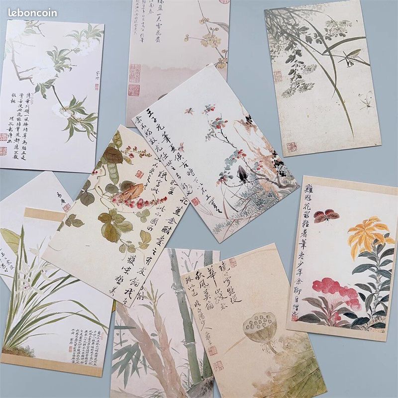 Lot 30 cartes postales, style peinture chinoise (image 6)