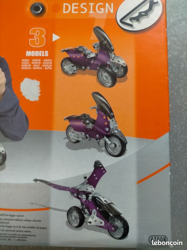 Meccano Moto 5 en 1 Ref: 17202 - Jeux & Jouets