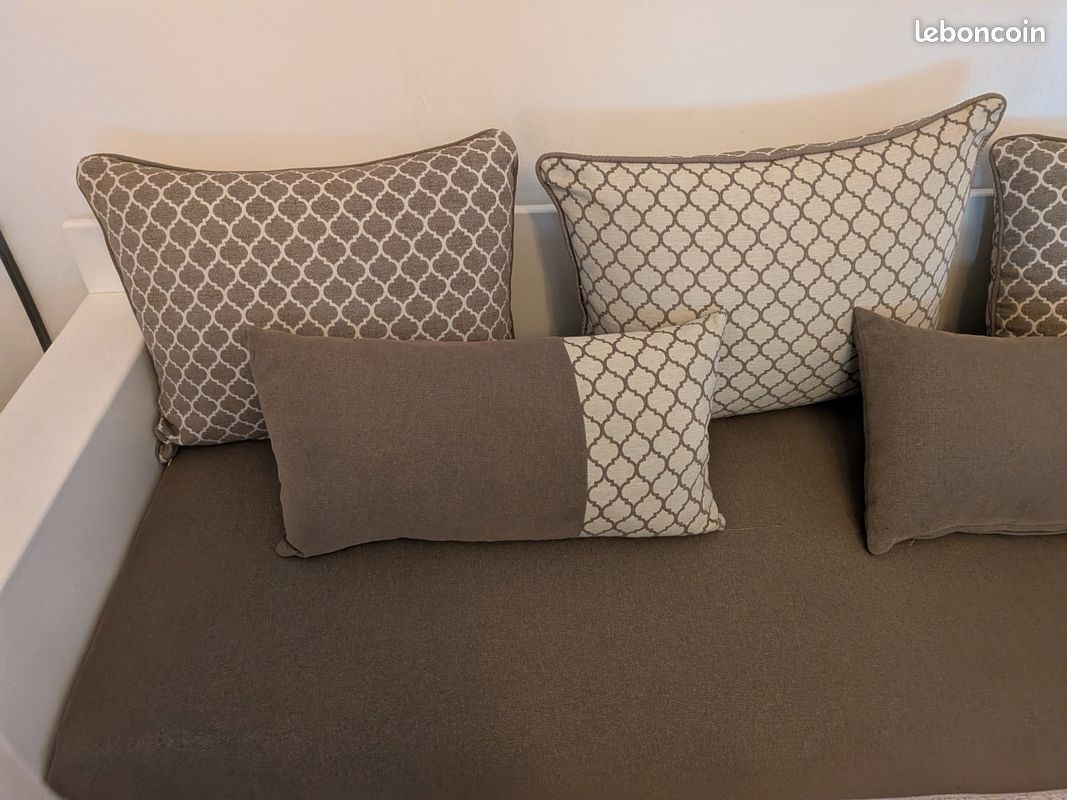 Lot de 2 canaper marocains + matelas + coussins (image 3)